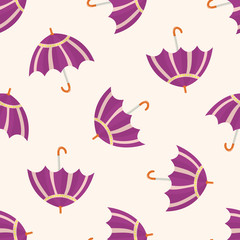 Umbrella theme,emets , cartoon seamless pattern background