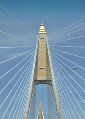 Rama 8 Bridge in thailand