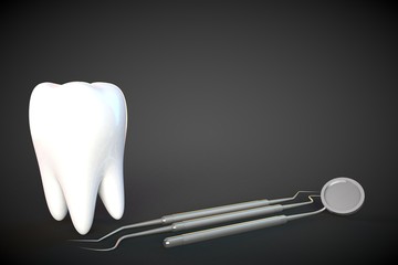 Tooth molar tooth Dental Hygiene Dentist 3D black