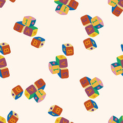 Obraz premium baby toy , cartoon seamless pattern background