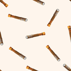 pirate telescope , cartoon seamless pattern background