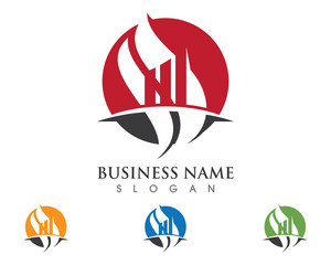Fototapeta na wymiar finance logo