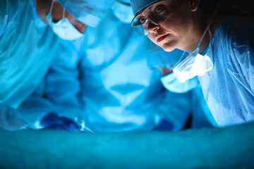 Surgery team in the operating room