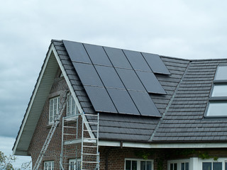 Fototapeta premium Solar panel for green, environmentally friendly energy