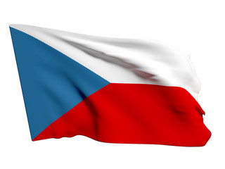 Obraz premium Czech Republic flag