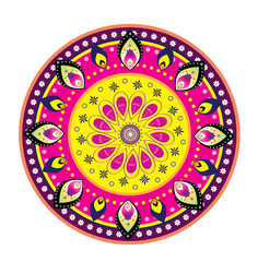 Flower pattern mandala