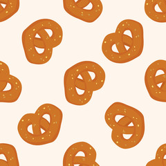 bread , cartoon seamless pattern background