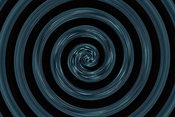 abstract spiral black and blue