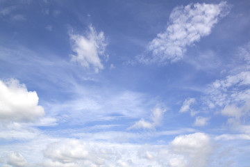 Nice white cloud on the sky