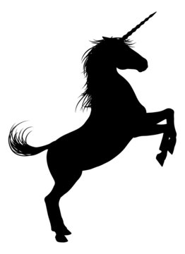 Unicorn Horse Silhouette