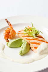 salmon steak