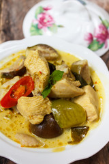 Green Chicken Curry,Thai cuisine.