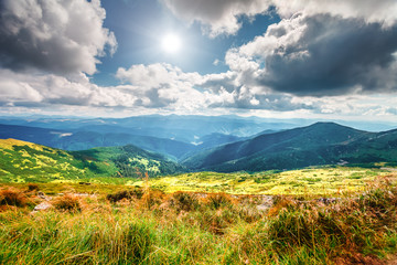 Fototapeta premium Mountain landscape in summer