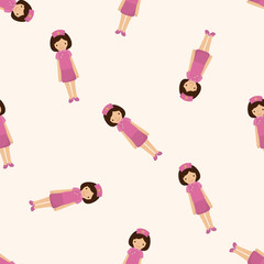 nurse , cartoon seamless pattern background