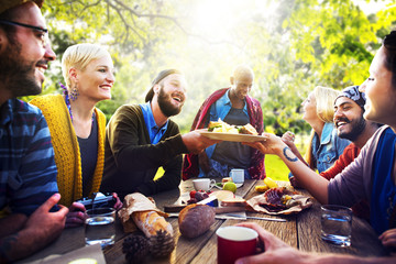 Friend Celebrate Party Picnic Joyful Lifestyle Drinking Concept