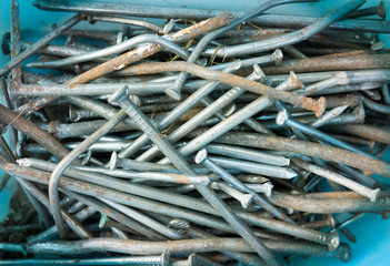 Old rusty nails
