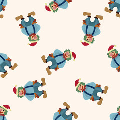 clowns , cartoon seamless pattern background