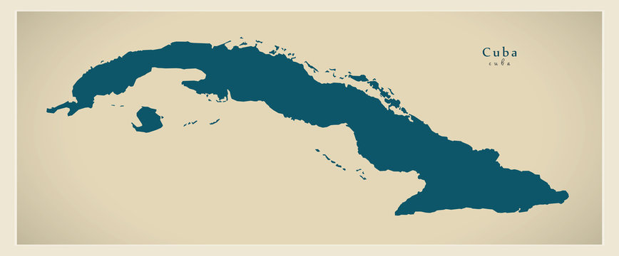 Modern Map - Cuba CU