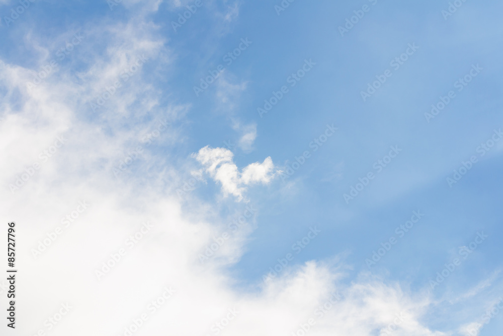 Wall mural clouds blue sky