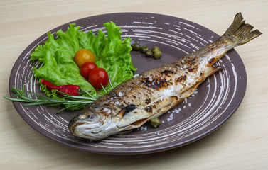 Grilled trout