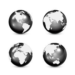 Black Earth globe