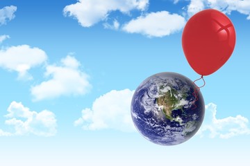 Composite image of earth