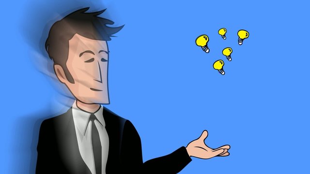 Animation de personnage vectoriel en costume business succ&egrave;s formation comp&eacute;tence expertise carri&egrave;re 