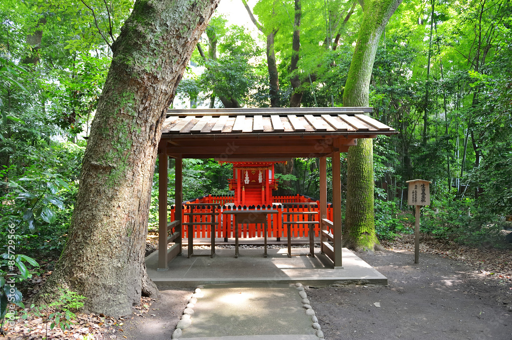 Poster 日本 神戸三宮の生田神社