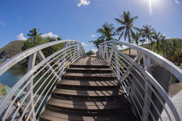 Fototapeta premium Brücke über den Fluss