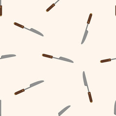 barbecue knife equipment , cartoon seamless pattern background