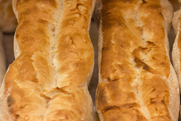 Closeup to fresh bread