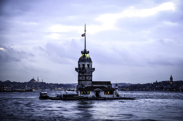 The Maiden’s Tower in İstanbul, Turkey