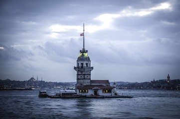 The Maiden’s Tower in İstanbul, Turkey