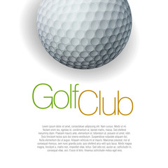 Golf ball isolated on white Background.
All elements are in separate layers and grouped.