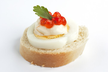 Caviar sandwiche