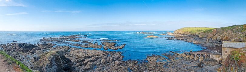 Panorama from The Lizard Point, Cornwall, UK