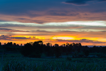 sun set