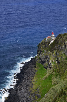 Leuchtturm Farol do Arnel, Azoren