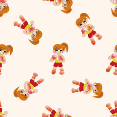 boxer , cartoon seamless pattern background