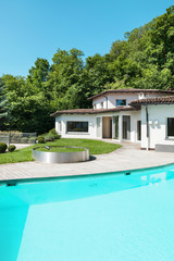 villa with swimming pool