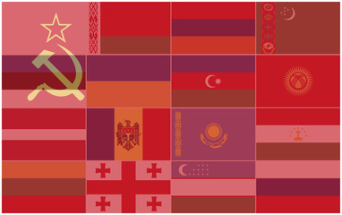 Flags of the Republics of the Former USSR
