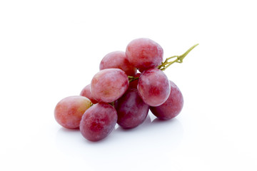 Grape on the white background. Fresh  berry.