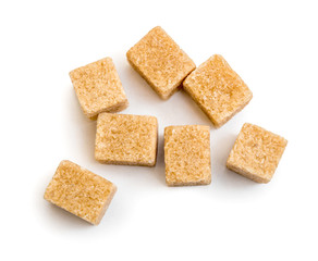 Brown sugar isolated