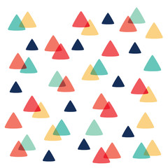 curved Triangle pattern pastel color