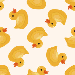 bathroom duck , cartoon seamless pattern background