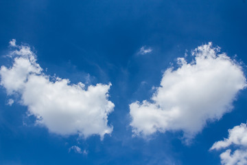 Blue sky with clouds