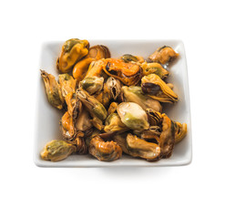 pickled Mussels in a bowl