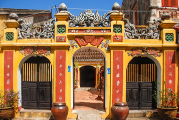Ancient building in Hoi An, Vietnam