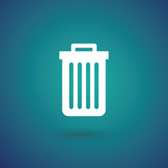 Trash can icon