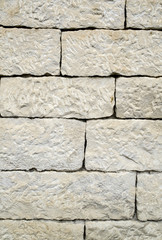 Old stone wall closeup